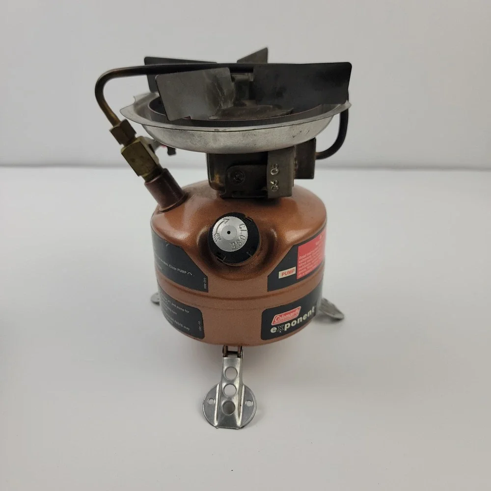 Coleman Exponent Feather 442 Dual Fuel Stove Copper with Peak 1 Case USA